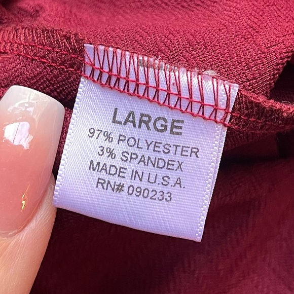 ☀️ Pac Sun Mini Flare Skirt , in Shade Burgundy, Size: Large ✨ - Picture 5 of 8